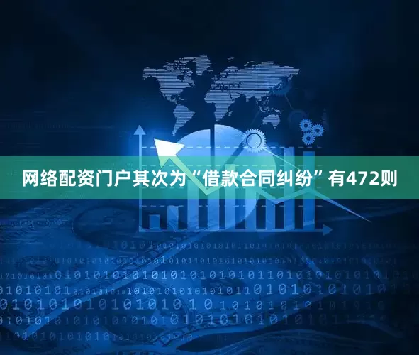 网络配资门户其次为“借款合同纠纷”有472则