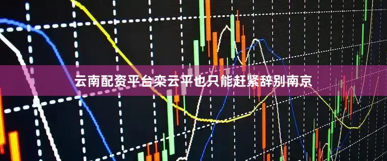 云南配资平台栾云平也只能赶紧辞别南京